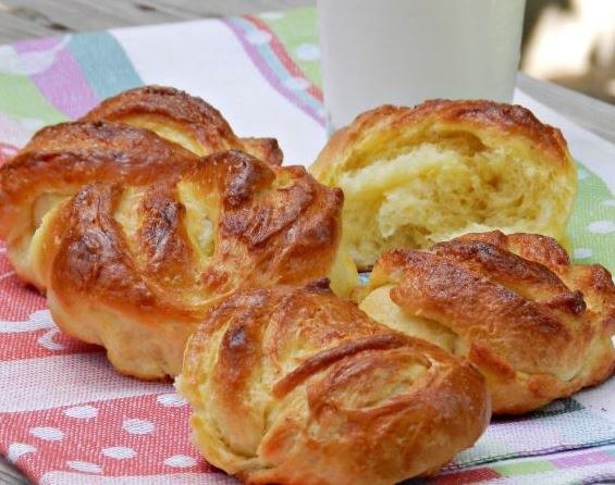 Сахарные плюшки.Пышные, ароматные, сладкие сахарные плюшки из сдобного дрожжевого теста. Продукты ...