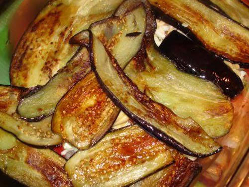 Запечённое соте с баклажанами и мясом. Очень вкусное блюдо. Наверное одно из моих любимых овощных ... - 7
