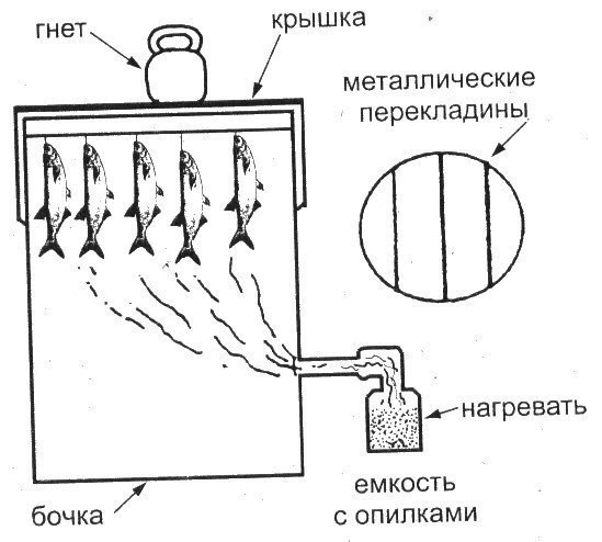 Процесс копчения колбасы в коптильном шкафу с дымогенератором