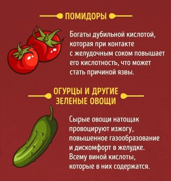 20 продуктов, которые можно и нельзя есть натощак. #полезное@rules4life - 3