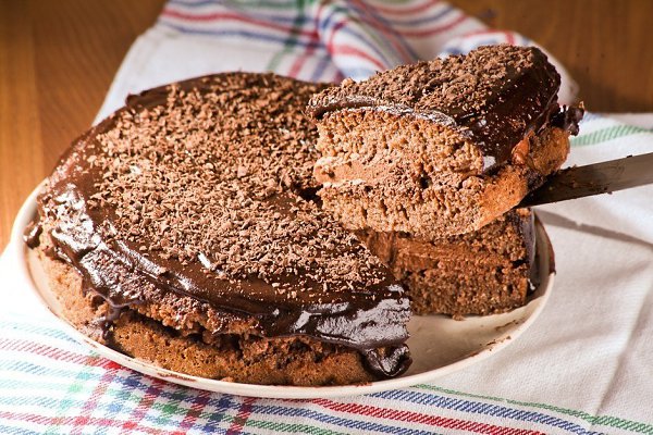 Шоколадный торт в мультиварке.Простой рецепт вкусного торта — очень шоколадного и немного ... - 2