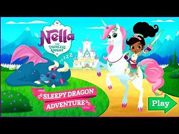 Nella the Princess Knight - Sleepy Dragon Adventure. Kids games for girls.