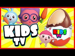 Kids Tv! Surprise eggs - BabyRiki. New cartoon Kinder surprise!