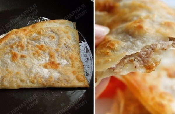 Ленивые чебуреки.Получилось настолько вкусно, что даже не ожидала! А главное - ...