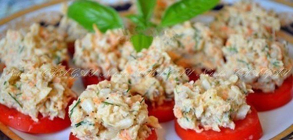 Оригинальные закуски: ТОП-5 рецептов.1) КРАБОВЫЕ ПАЛОЧКИ