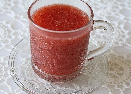 #готовим@fan_handmade.Клубничный кисельНам потребуется:Клубника – 600 г,Сахарный песок – по ...