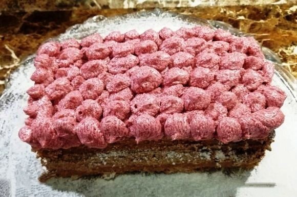 Простой бисквитный торт «Фантазия».Легкий в приготовлении уютный бисквитный торт. Я готовила его на ... - 3