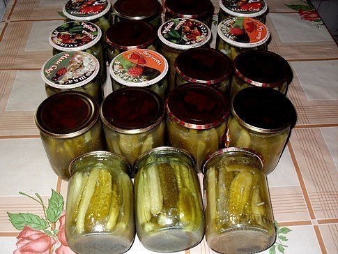 ОГУРЦЫ В ГОРЧИЧНОЙ ЗАЛИВКЕ.ИНГРЕДИЕНТЫНа банки емкостью 0,5 л:Огурцы - 4 кгСахар - 1 стаканУксус 9% ...
