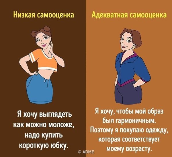 10 способов отличить низкую самооценку от адекватной. - 5