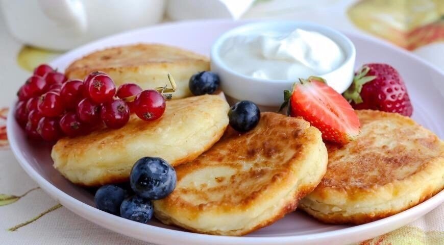 Печёные сырники в духовке для вкуснейшего ПП-завтрака! на 100грамм - 119.74 ккалБ/Ж/У - ...