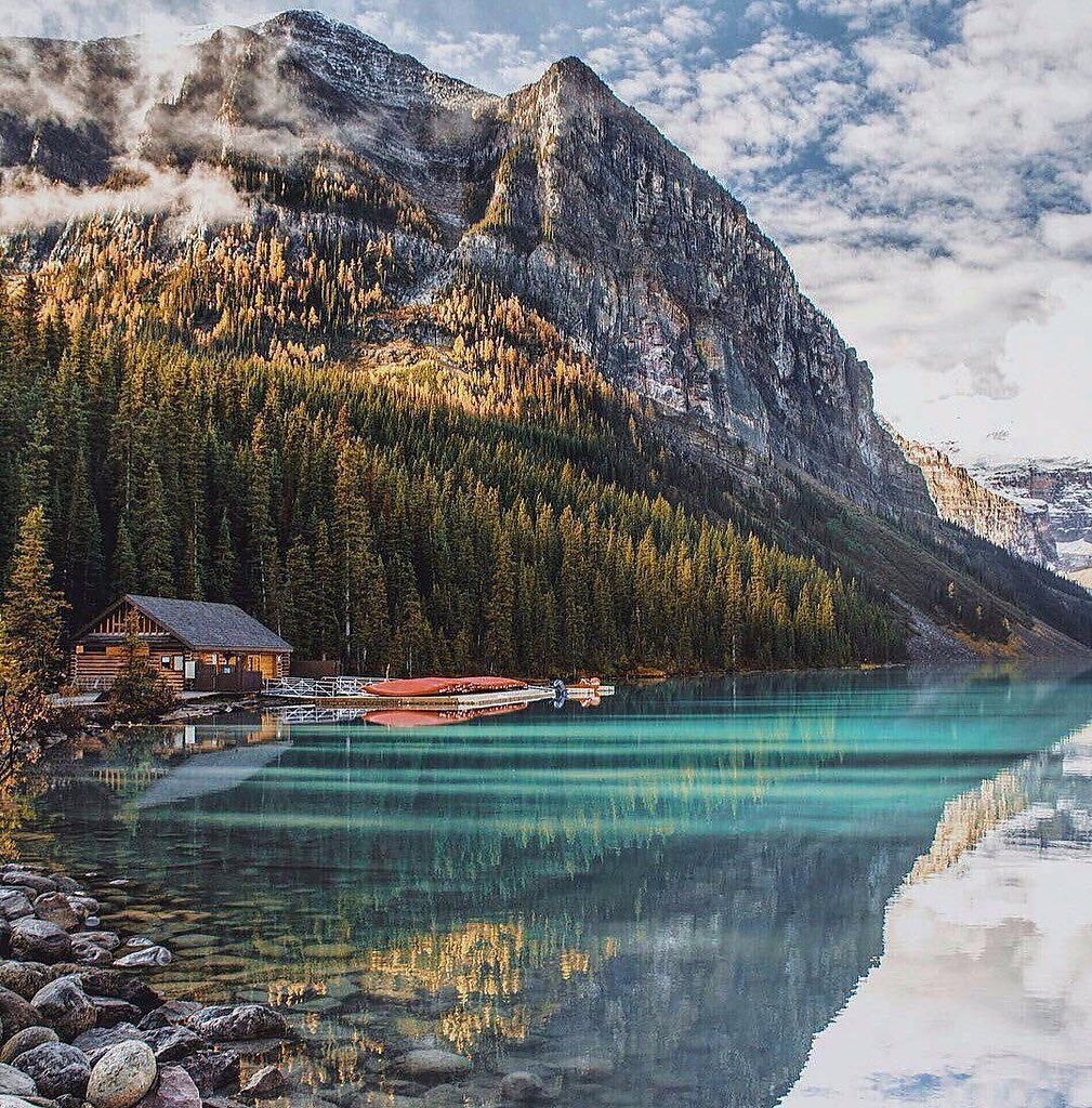 Канада Lake Louise зимой