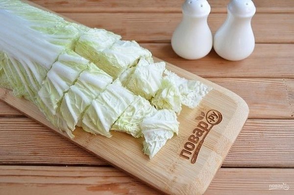 Кимчи из пекинской капусты. Хочу поделиться вкусным рецептом корейской кухни. Получается капуста ... - 2