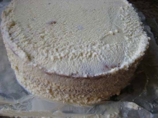 Торт шоколадный песочный с творожным кремом. Ингредиенты Для теста Масло сливочное 100 гр. мука ... - 5