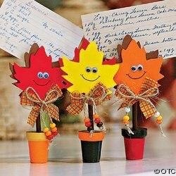 Поделки из листочков Отличная идея для совместного творчества с детишками! - 2
