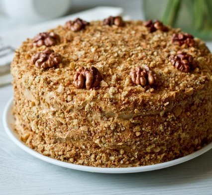 Вкуснейший торт с орехами и сгущенкой. Фанаты кулинарии, а также те, кто любит поэкспериментировать ...