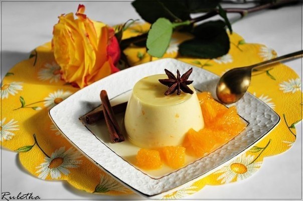 Тыквенная panna Cotta