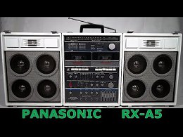 80's PANASONIC RX-A5 Boombox Sound Test