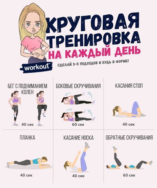 Круговая тренировка — то, что нужно, чтобы быстро привести тело в форму! #тренировка@ican