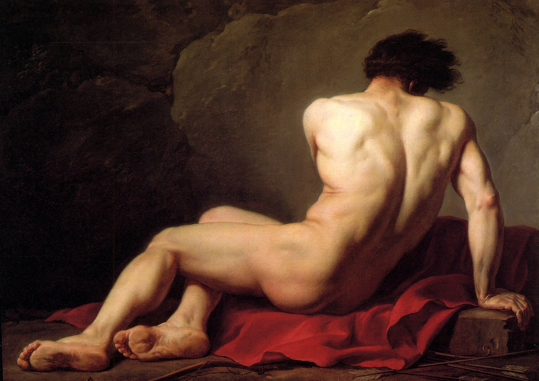 David Jacques Louis - Male Nude