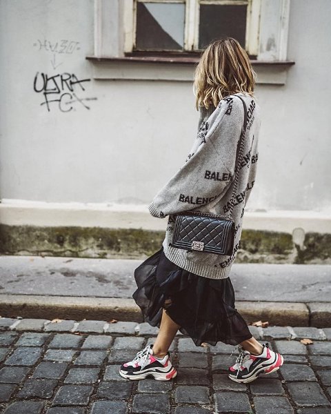Строгое сочетание черного и серого в образах.#стиль@woman.blog - 10