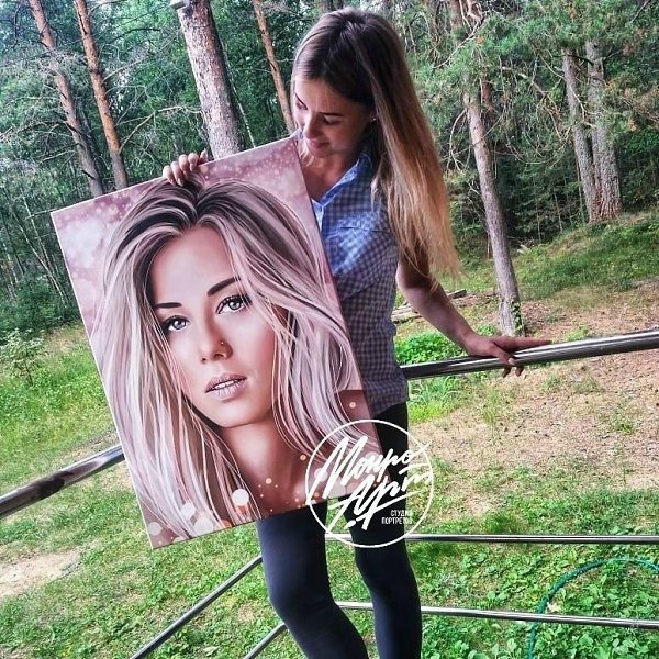 Хватит постоянно откладывать! Портрет на холсте по фотографии роскошный и запоминающийся подарок! ...