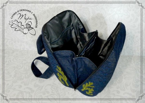 #шьем@fan_handmade.#вышиваем@fan_handmade НОВИНКА Рюкзак СП джинс ЛАМА. Рюкзак сшит из темно-синего ... - 4