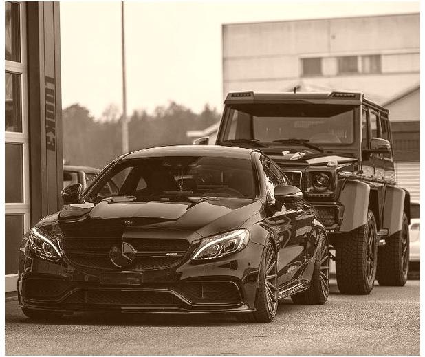 Mercedes-Benz c63s & Mercedes-Benz g500 4x4