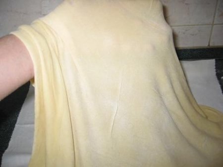 Вишневый штрудель.тесто:1.5 стакана муки + еще примерно 0.5 стакана на домес теста и раскатку1 шт. ... - 3