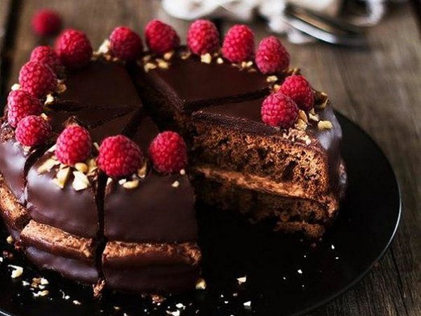 ШОКОЛАДНЫЙ ТОРТ С КОФЕЙНЫМ ГАНАШЕМ. Ингредиенты (на торт диаметром 16 см) Тесто: Мука - 225 г Масло ...