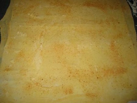 Вишневый штрудель.тесто:1.5 стакана муки + еще примерно 0.5 стакана на домес теста и раскатку1 шт. ... - 4