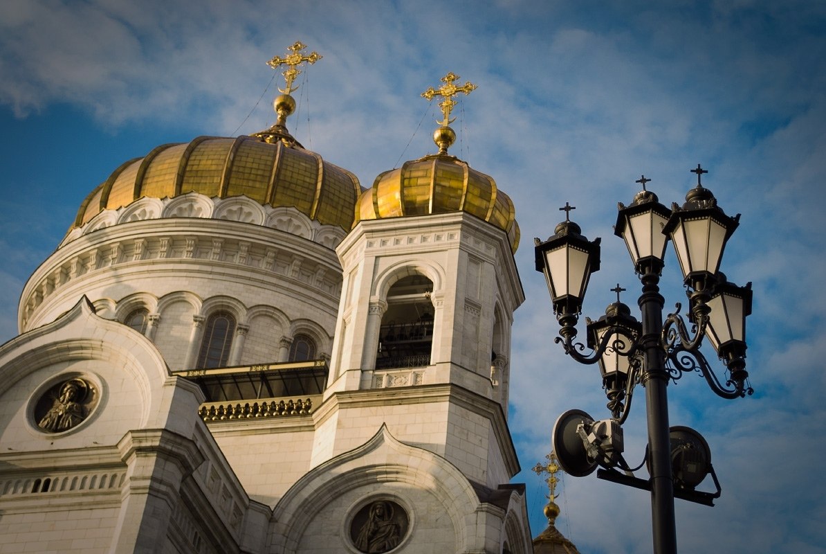 Купола православной церкви в Москве