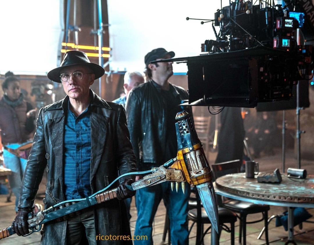 �Alita: Battle Angel�. Behind The Scenes. Christoph Waltz & Robert Rodriguez. #alitabattleangel ...