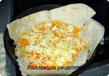 #лаваш #завтрак.Лаваш — 1 шт.Яйцо — 2-4 шт.Сыр — 70 грМасло сливочное — 1 ст. ложкаСпецииСольСпособ ... - 3