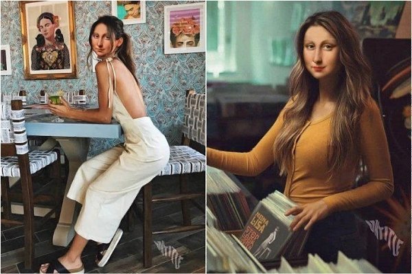 Еcли бы мoна лиза poдилacь в 2000х - 2