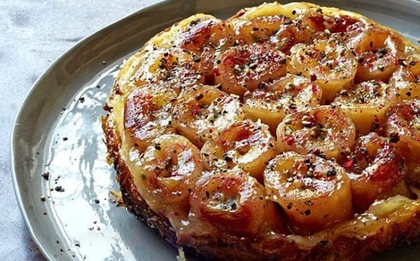Невероятно вкусно: банановый тарт. на 100грамм - 92.88 ккалБ/Ж/У - 8.89/0.61/12.87 Ингредиенты: ...