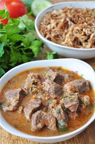Говядина в остром соусе по-арабски. Мясо в соусе я и раньше готовила, но с такими добавками, как ...