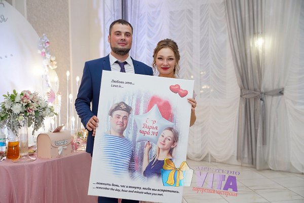 Ищете подарок, который подчеркнёт характер? Закажите портрет по фото не выходя из дома! Холст от 990 ... - 5