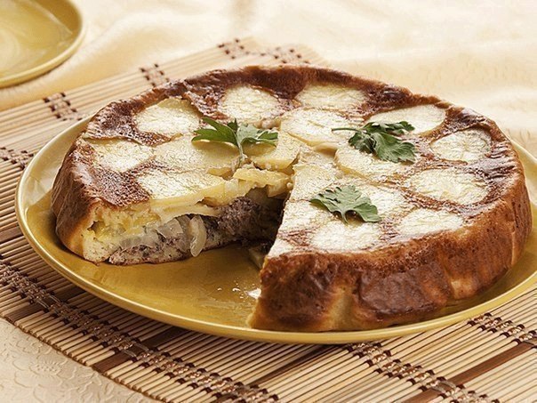 Супер рыбный пирог «Черепашка»- вкус покорит любого.. Ингредиенты: - Картофель – 4 шт., - Сода – 1 ...