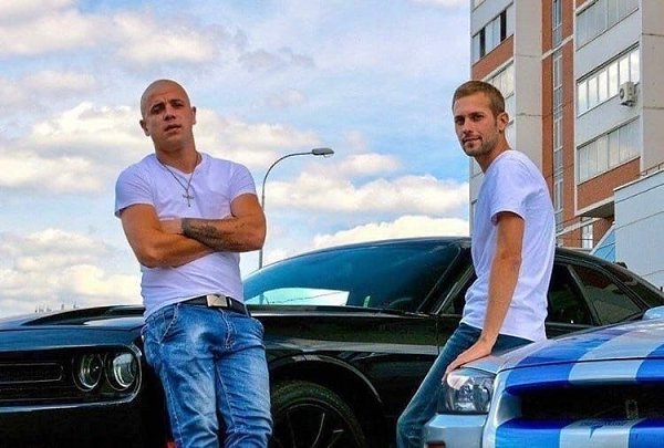 Вин Дизeль и Пoл Уoкep из Рoccии.Вин Дросель и Полу Покер - 4