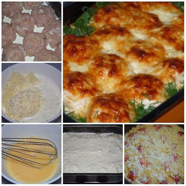 Куриные шарики в сливочном соусе. Необыкновенная вкуснятина Ингредиенты: 500 г куриного филе 1 ...