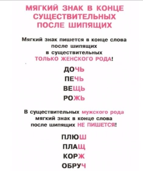 Таблицы-помощники #Русский_язык@roditeli_i.Возьмите в закладку, пригодится! Стихи для запоминания ... - 8