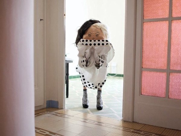 Новая креативная волна: нарисованные на спине лица :) - 3