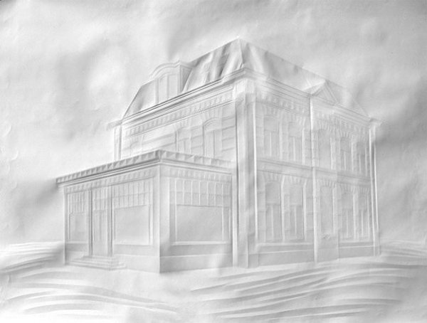 (^///^).Кaртины, нарисовaнные без карaндаша. Исключитeльно сгибaми бумaги. Вeликолeпно. - 3
