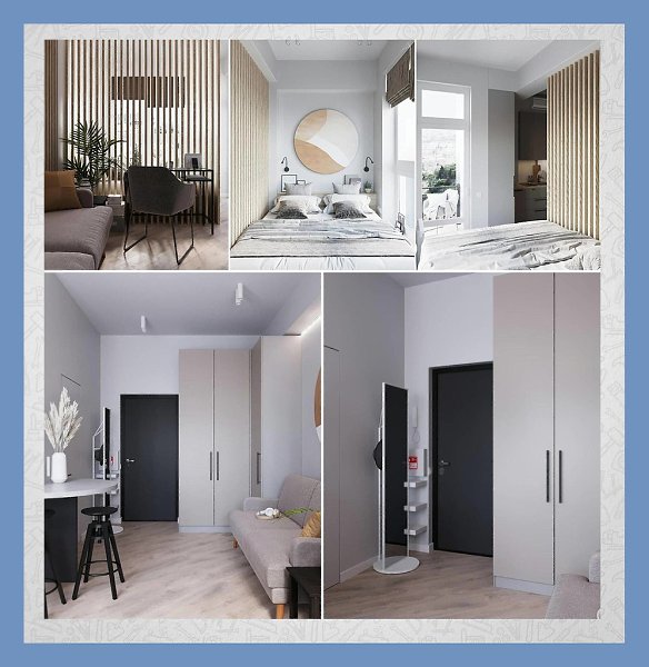 Все о дизайне интерьера.Малюсенькая студия, всео 25 квадратов, а столько красоты! - 2