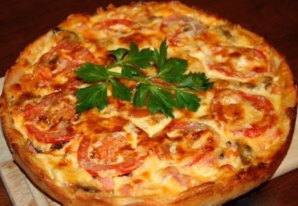 КАРТОФЕЛЬНАЯ ПИЦЦА.Ингредиенты:- Картофеля - 7 шт - Лука репчатого - 2 шт - Помидор - 2 шт - ...