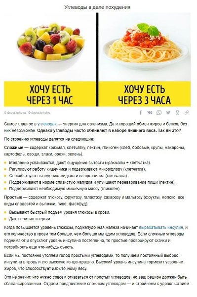 Полезный список углеводов, которые помогают худеть, а не набирать лишние килограммы