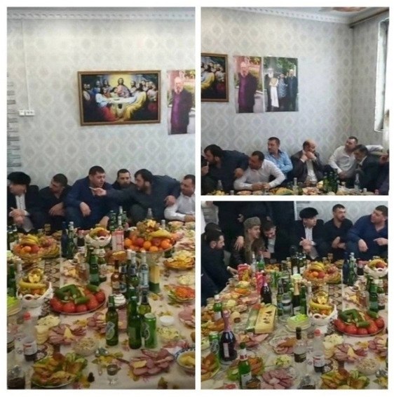 Стол большой, а на столе то и поесть нечего...