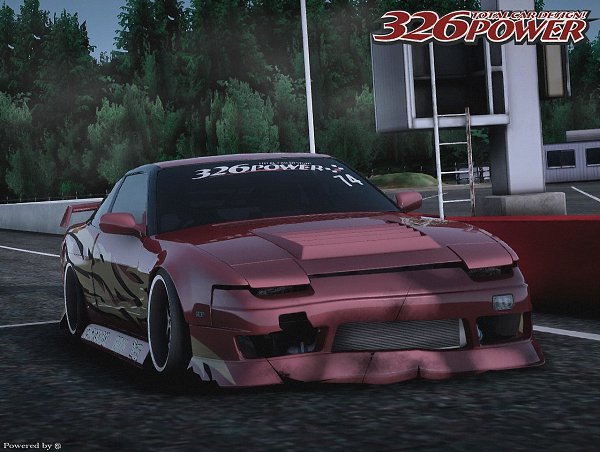 180SX VS The wall. powered by ZXXR