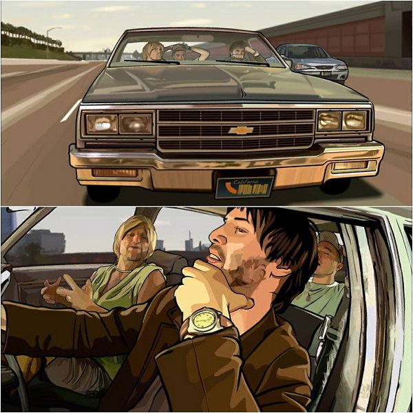 Помутнение / A Scanner Darkly (2006). Режиссер: Ричард Линклейтер Оператор: Шэйн Ф. Келли - 3