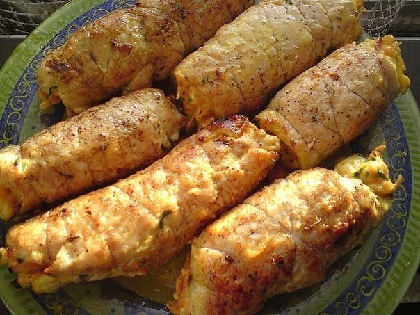 Куриные рулетики